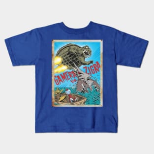 Mystery Science Rusty Barn Sign 3000 - Gamera vs Zigra Kids T-Shirt